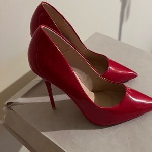 Red shoes never worn